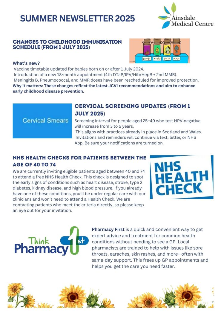 Summer 2025 Newsletter