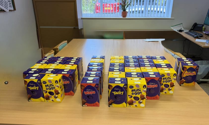 Easter gifts for the staff