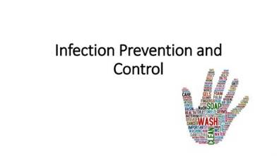 Recent Infection Prevention and Control Visit 2026