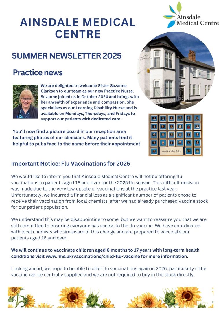 Summer Newsletter 2025